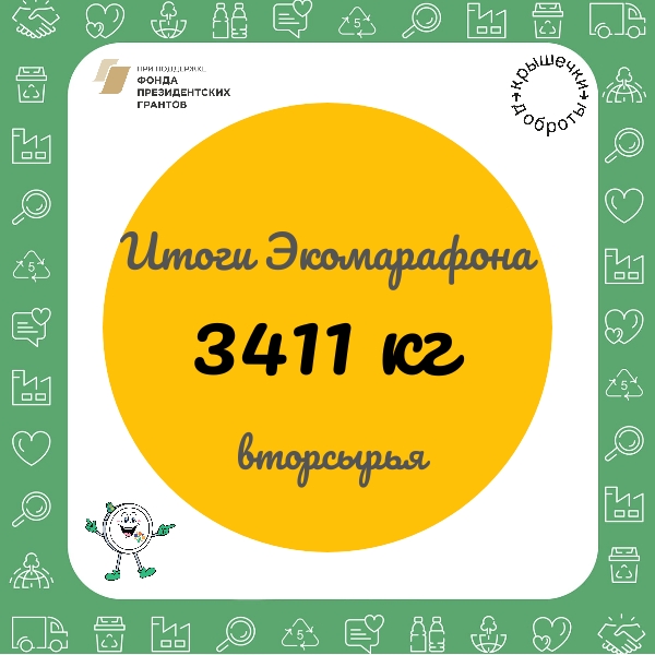  ЭКОМАРАФОН #СобираемНеТолькоКрышки - ЗАВЕРШИЛСЯ! pic 0